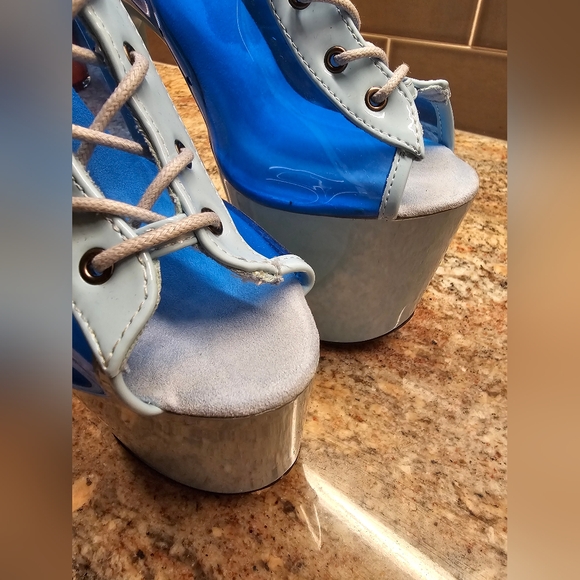 Hella Heels Ice Kween Size US 9 - Picture 2 of 6